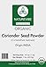 Naturevibe Botanicals Organic Coriander Seed Powder - 1lb (16 Ounce) - Coriandrum sativum | Raw, Gluten-Free & Non-GMO | Rich Amount of Minerals | Indian Spice [Packaging may vary]