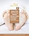Sala&Su Moisture Shield Shea Butter Foot Mask Moisturizing Foot Mask for Dry Dead Skin, Repair Rough Damage Skin for Women & Men, Paraben-Free, One Pair of Single-Use Slippers