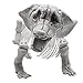 Halloween Decoration 23” Pose-N-Stay Wiener Dog Skeleton Plastic Puppy Bones with Posable Joints for Pose Skeleton Prop Indoor/Outdoor Spooky Scene Party Favors Décor.