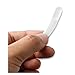 ReNext 100pcs Mini Cosmetic Spatula Scoop Disposable White/cosmetic Mask Spatula/plastic Spoon