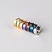 Adecco LLC Men Women 316L Stainless Steel Unique Small Hoop Earrings Huggie Ear Piercings Hypoallergenic (rainbow)