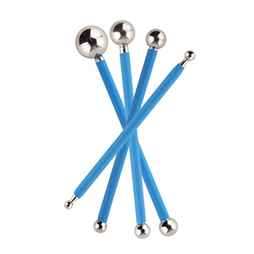 4 Pack Concrete Countertop Caulking Tool Metal Ball Tile Caulk Finishing Tool Used to Press the Tile Grout Coating for Bathroom Kitchen and the Rest of the Household by PPX