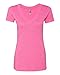 Next Level Womens Tri-Blend Deep V Tee 6740 -VINTAGE PINK 2XL