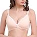 kapoki Women's Nursing Bra Lace Edge Cotton Seamless Maternal Postpartum No Rims 2 Breastfeeding Systems Bras