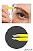2x Slant Tweezers - Premium Surgical Grade Stainless Steel Flat Angled Tweezers Set - Best Professional Eyebrow, Grooming kit, Ingrown Hair, Craft, Splinter, Plucking, Gift, Men and Women
