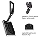 ELIVERN Foldable Snow Shovel, Compact Snow Shovel with Comfortable D-Grip Handle and Durable Aluminum Edge Blade, 13