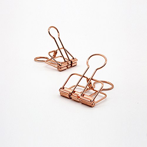 AceList 10 PCS Binder Wire Clips Paper Clamp Photo Picture Postcard Artwork Dorm Décor Wall Grid Accessory - Thumbnail 2
