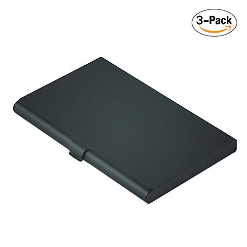 homEdge Super Light Aluminum Business Card Holder, Slim Professional 3