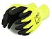 Better Grip Ultra-Thin BGSL1-9 Nylon Sandy Latex Coated Work Gloves, 4 Pairs/ Pack (Large, Hi-Vis Lime)