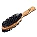 Kent CC20 Double Sided Cherrywood Clothes Brush and Lint Remover, Firm Side for Dust and Dirt, Soft Side for Gentle Brushing for Keeping Fabrics Free from Fibres, Fluff and Pet Hair, Made in England