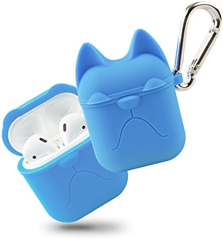 Airpods case Soft silicone rubber protective case Waterproof Skin texture Shock Proof Anti-Scratch Shock resistant For Apple Airpods Accessories