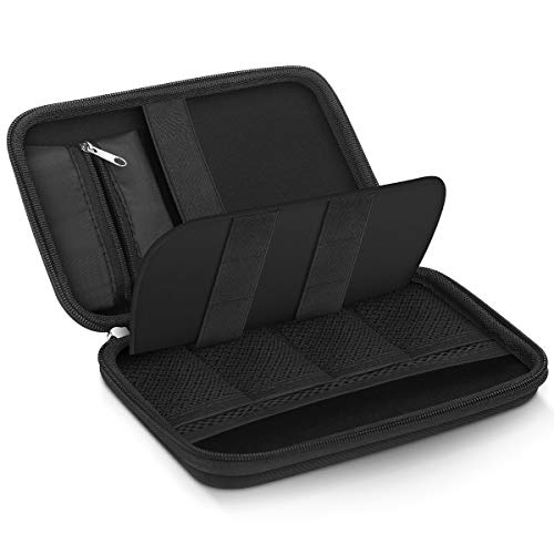 EVISTR Small Electronic Organizer Portable Storage Hard EVA Bag Universal Travel Electronics Accessories Protective Bag for Cable, Hard Drives, Tech Gears, SD Card, USB, Phone Accessories And More