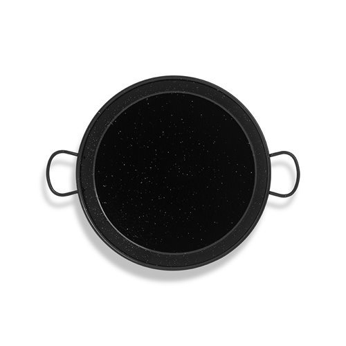 Vaello Campos Enamelled Steel Paella Pan 38 Cm 38Cm Black