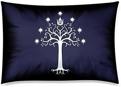 EXPLOREga The Lord Of The Rings White Tree Throw Pillow Case Cushion Covers 18X18 Inch