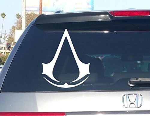 Assassin's Creed logo(2.4"x3") Vinyl Decal Sticker for Car Automobile Window Wall Laptop Notebook Etc.... Any Smooth Surface Such As Windows Bumpers