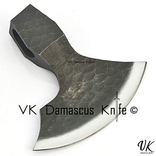 JNR TRADERS Handmade Carbon Steel Axe Hatchet Head Knife VK2093