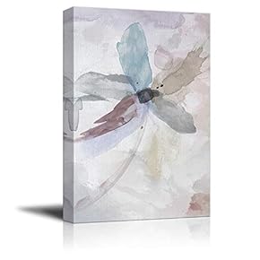 Wall26-Canvas Wall Art-Abstract Flower-Giclee Painting Wall Bedroom Living House Decoration Home Art - 12x18 inches