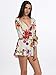 Choies Women's Floral Print Long Sleeves Romper Playsuit M Multi