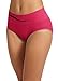 Jockey Women's Underwear Seamfree Sporties Wave Hipster, Fuchsia, 6