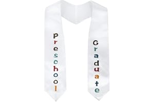 GraduatePro Preschool Kindergarten Printed Graduation Stole for Kids
