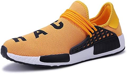 Lucky Exclusive Mens Womens Unisex Lightweight Fashion Sneakers Breathable Lace-up Athletic Sports Shoes Human Race Casual Running Shoes