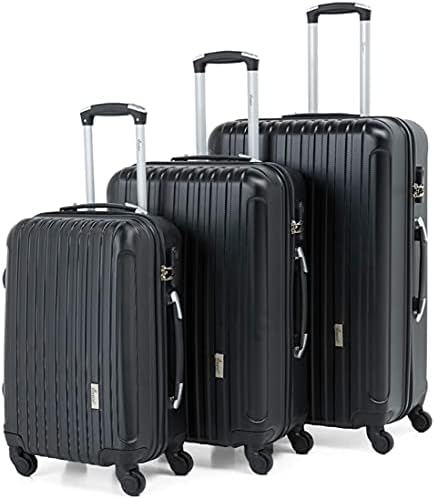 Senator Hard side 3-piece Suitcase on Wheels, Ultra Lightweight