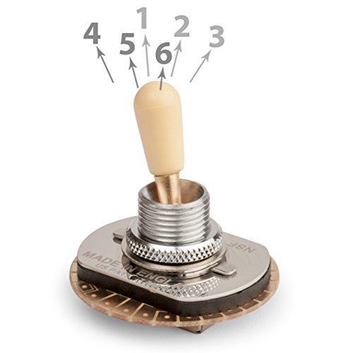 Free-Way Ultra Switch 28-Termnial Pickup Selector Switch for Les Paul, Nickel