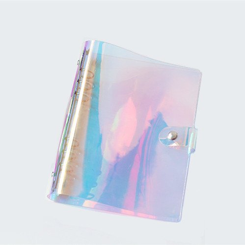 MultiBey A5 Rainbow Holographic Clear Soft Transparent PVC Binder Planner Agenda Shells 6-Ring Loose Leaf Notebook Paper Refill Folder 9 x 7 x 1 MultiBey A5 Rainbow Holographic Clear Soft Transparent PVC Binder Planner Agenda Shells 6-Ring Loose Leaf Notebook Paper Refill Folder 9" x 7" x 1"