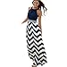 Long Summer Dress,Hemlock Women Off Shoulder Sundress A-Line Dress (XL, Blue)