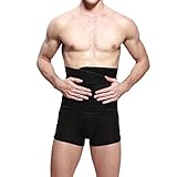 Haseil Men's Girdle Slimming Tummy Lightweight Mesh Abdomen Burn Fat Waist Cincher