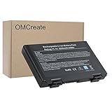 OMCreate New Laptop Battery for Asus F82 K60IJ K50IJ K50I K60I, fits P/N A32-F82 A32-F52 L0690L6 L0A2016 - 12 Months Warranty