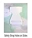 100% Organic Cotton Baby Lounger or Changing Pad Covers with Reenforced Safety Strap Holes. Fits Evolur, Munchkin, Delta, Snuggle Me and More. Multi-Use, 3 Pk of Covers Only.