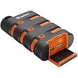 Waterproof Charger Portable Charger, Jackery Armor Power Bank 9000mAh External Battery [Water/Shock/Dust Proof] with Emergency LED Flashlight for Camping, Hiking and Other Outdoor Activities