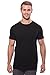 Crew Neck Undershirt for Men - Luxury Shirt in Bamboo Viscose (Black, X-Large) Unique Birthday Anniversary Gifts for Him MB6001-BLK-XL