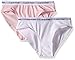 Calvin Klein Big Girls 2 Pack Bikini with Logo Elastic, Pink, x12/14