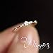 JESMING 7 Tiny Diamond Pieces Of Exquisite Ring Stacking Rings for Women Small Fresh Style Ladies Engagement Ring Jewelry | Gold Silver Rings for Women (Rose Gold,7)