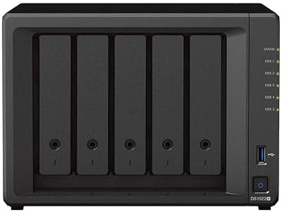 Synology DS1522+ 20TB 5 Bay Desktop NAS 5x 4TB WD Red Plus Drives