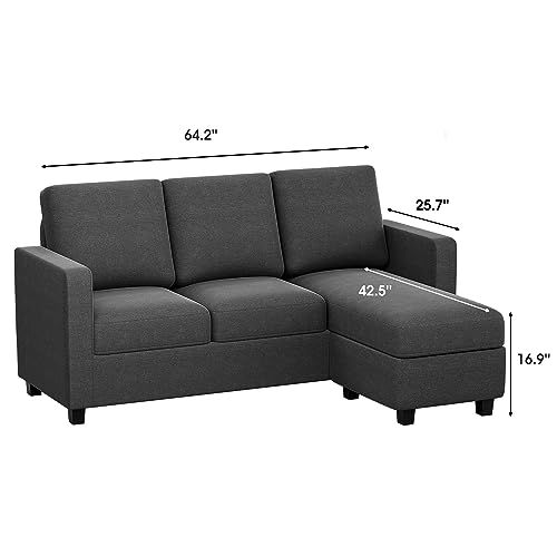 Flamaker Sectional Couch, Sofa Couch for Living Room, LShaped Couch