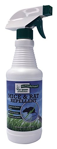 Natural Mice and Rat Repellent by Go-Green - All-Natural Humane Mouse Trap Alternative, Aggressive, Non-Toxic, Eco-Friendly Pest Control, 16 oz spray Natural Mice and Rat Repellent by Go-Green - All-Natural Humane Mouse Trap Alternative, Aggressive, Non-Toxic, Eco-Friendly Pest Control, 16 oz spray