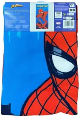 , Spiderman Badehandtuch Kinder 70x140 cm, Marvel Superhelden Strandtuch Duschtuch aus Polyester, Leichtes Reisehandtuch für Kinder, Saugstarkes Badetuch für Schwimmbad, Strand und Dusche