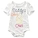 Baby Girls Daddys Other Chick Funny Short Sleeve BodySuit