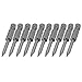 uxcell® 10 Pcs 50mm Length Magnetic 3mm Width Slotted Tip Screwdriver Bits