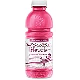Sobe Lifewater Strawberry Dragonfruit, 20 Ounce (24 Bottles)