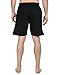 Noble Mount Mens Premium Knit Lounge/Sleep Shorts - Black - X-Large