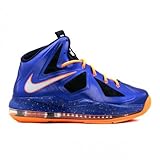 Nike Kids Lebron 10 X GS Superhero, HYPER BLUE/BRIGHT ORANGE, 543564-401,6.5 M US Big Kid