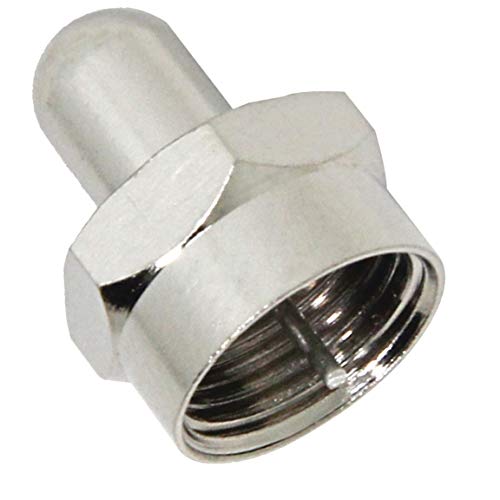 Coax Cable Caps, F Type 75 Ohm Terminator, 5Pack, RFAdapter, Coax