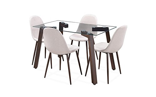 Royaloak Fortuna Four Seater Dining Table (Grey)