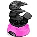 Automatic Dog Feeder 4 Meals (Pink) Programmable Timer Pet Cat Puppy Animal Food Supplies Bowls Water Trays Electronic Station Container with LCD Display