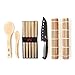 aya Sushi Making Kit Bamboo Kit 2, Complete with Sushi Chef Knife, Online Video Tutorials, 2 Rolling Mats, Paddle, Spreader, 5 Pairs of Fiberglass Chopsticks, DIY Nigiri Maker