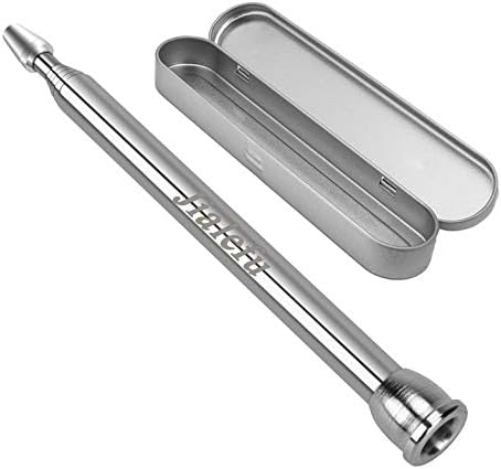 Jialefu ふいご 火吹き棒 火起こし 火吹き 焚き火 送風機 バーベキュー 暖炉 炭 薪 ステンレス 耐久性 伸縮性 コンパクト携 帯 ポケット 6段構成 アウトドア キャンプ用 収納ボックス 付構成 付